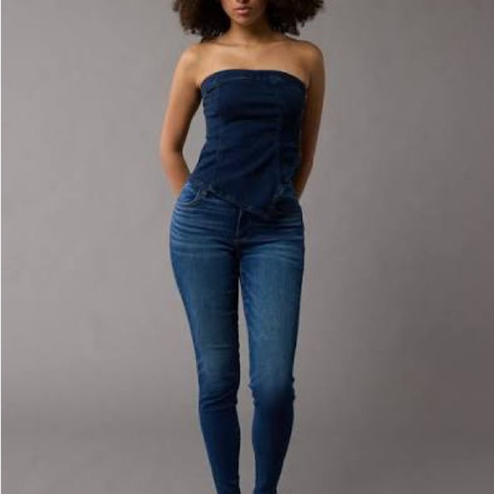 American eagle curvy high rise jegging jeans